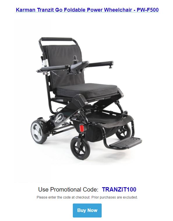 Karman Tranzit Wheelchair Coupon Code